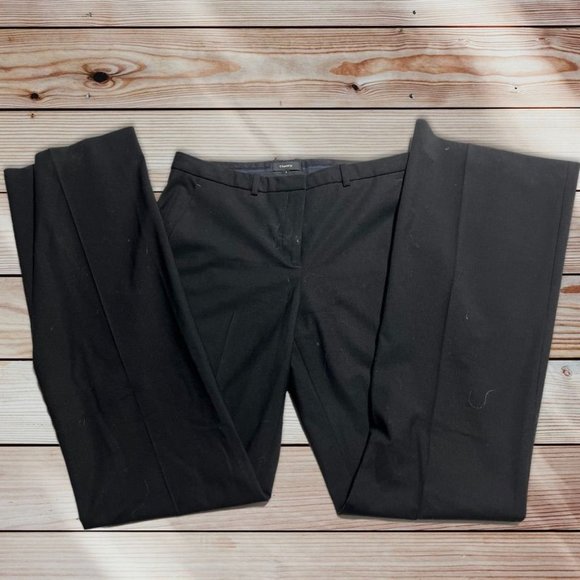 Theory Black Flared Trousers Size 6 - Picture 1 of 10